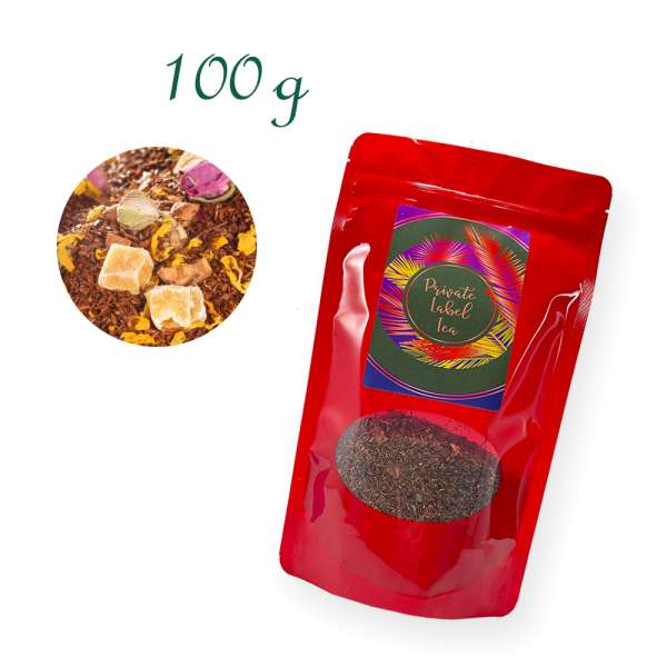 YuboFiT® Rotbuschtee GRANATAPFEL-HIMBEERE