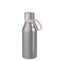 Flasche silber, Ring hellmagenta