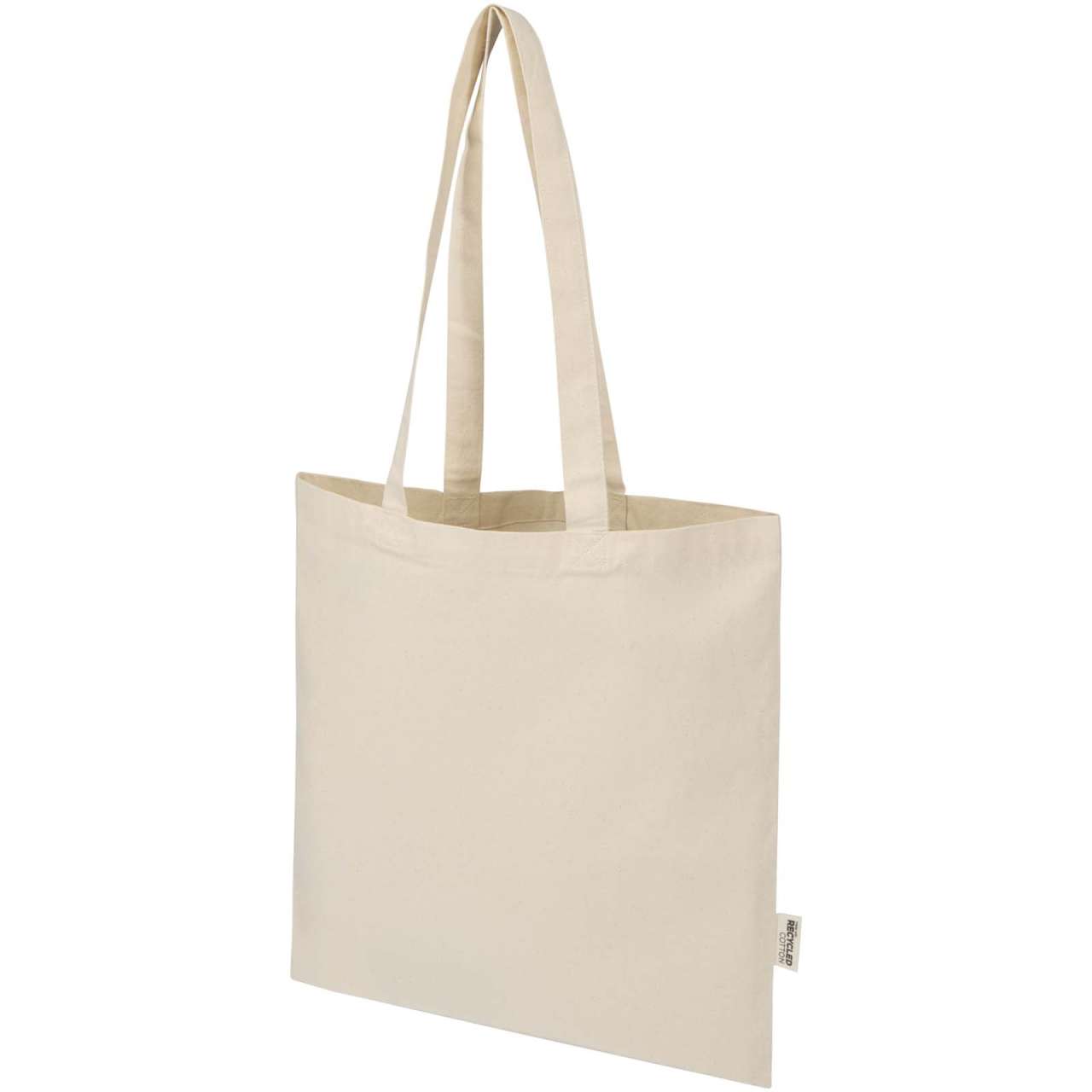 Madras Blend 140 g / m² Tragetasche aus GRS-recycelter Baumwolle 7L