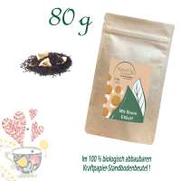 Standbodenbeutel Medium Plus, Kraftpapier, aluminiumfrei, Inhalt 80 g