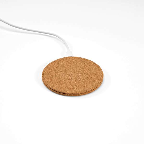 Descartes Wireless Charger aus Kork. 15 W. USB-C-Anschluss
