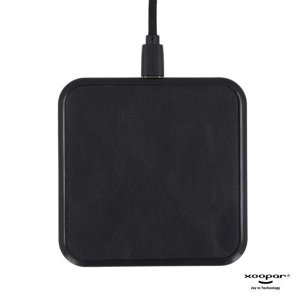 Xoopar Iné Wireless Fast Charger - Recycled Leather 15W