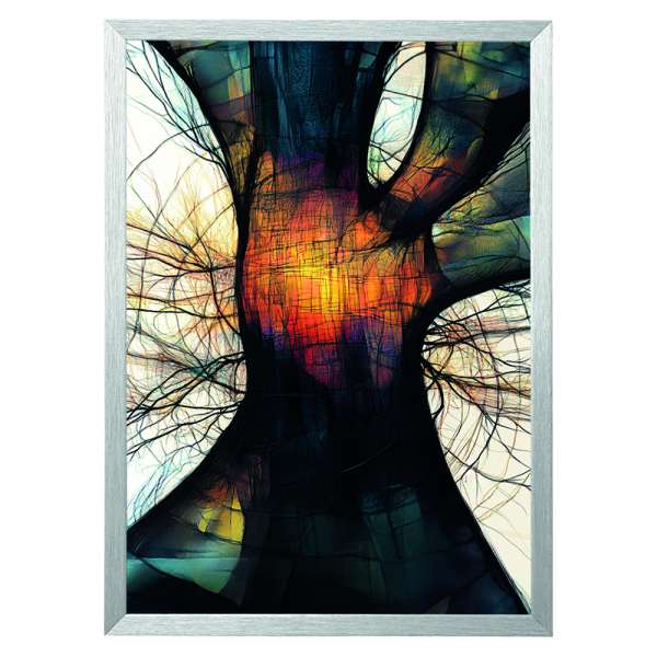 "Pure Mental Energy I" von tokio darcy® - Fine Art Print, A5, Aluminiumrahmen