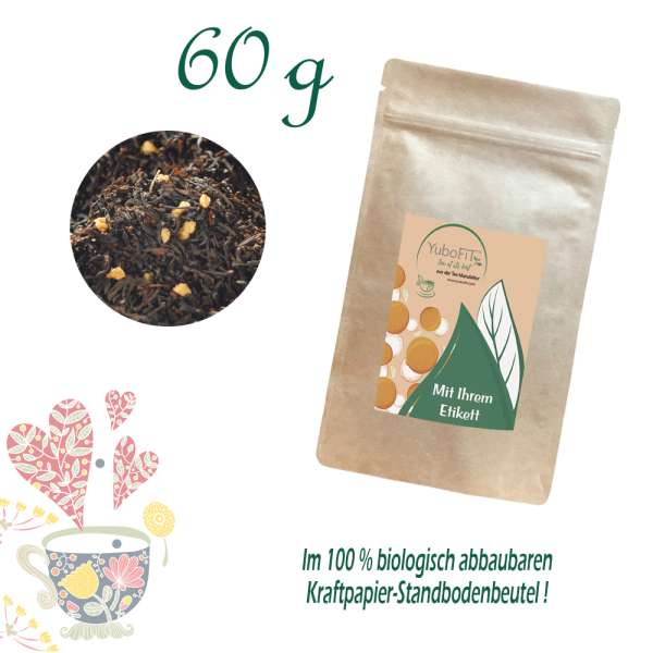 YuboFiT® Schwarzer Tee NOISY KROKANT