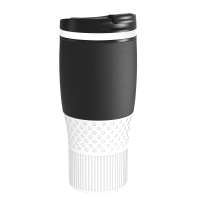 Becher schwarz, Ring weiß, Hülle weiß