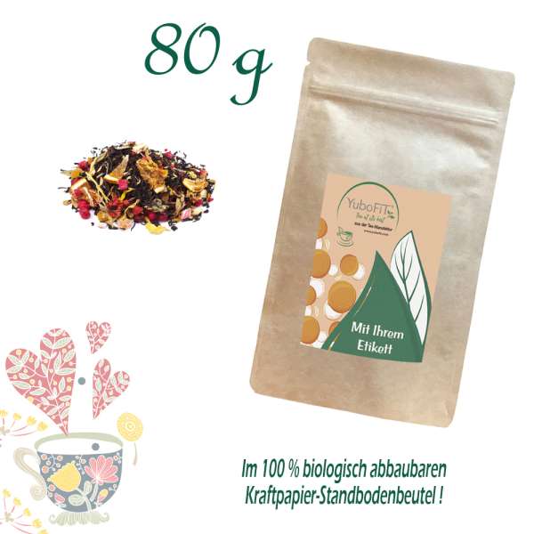 YuboFiT® Schwarzer Tee BACK IN LOVE AGAIN