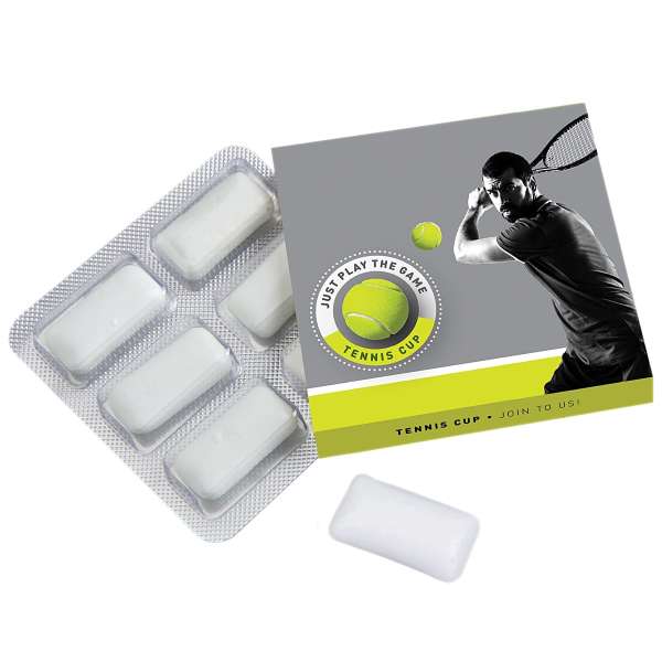 KAUGUMMI IN BLISTERVERPACKUNG 6 STÜCK