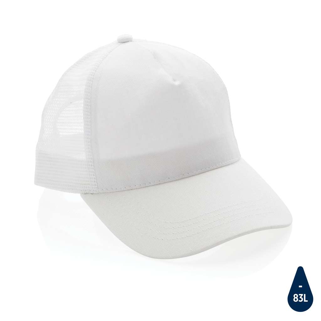 Impact AWARE™ 190gr Brushed rCotton 5 Panel Trucker-Cap