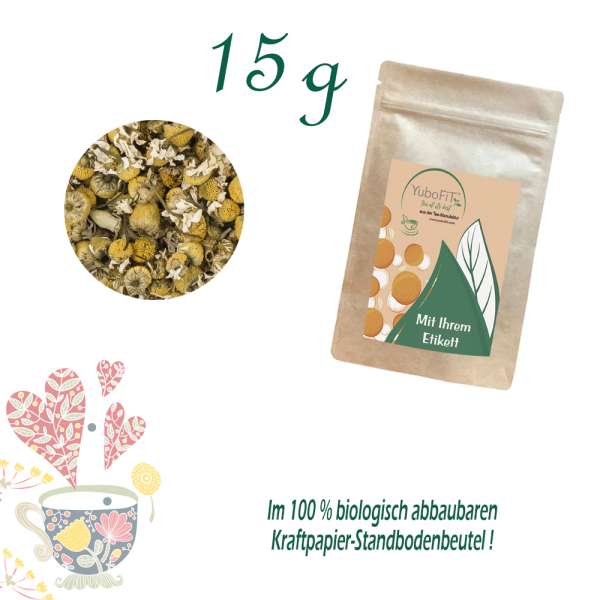 YuboFiT® Kamillenblüten, ganz Tee