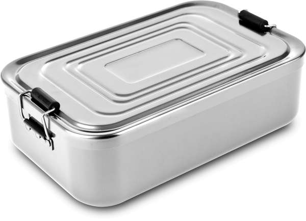 ROMINOX® Lunchbox // Quadra Silber XL