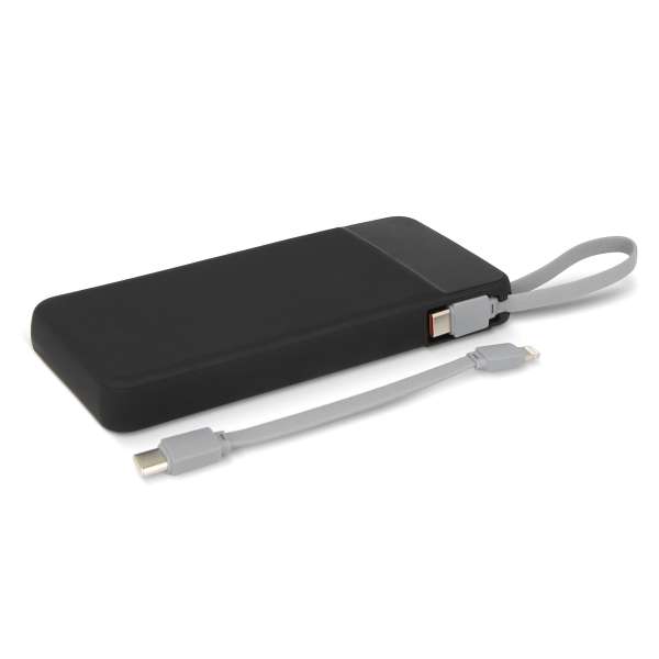 Ziara Powerbank with USB-C & Lightning Cable 10000mAh