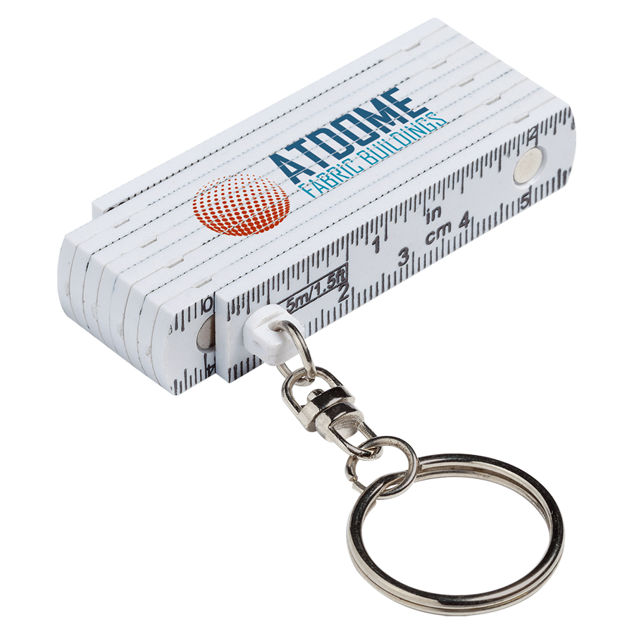 Zollstock / Schlüsselanhänger 50 cm kalibriert laut EG Normierung Klasse 11