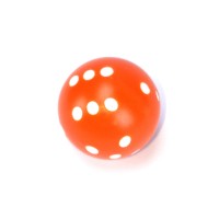 Orange mit weißen Augen