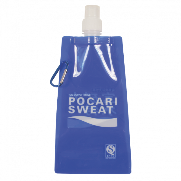 Wasser-Sachet mit Karabinerhaken 500 ml leer