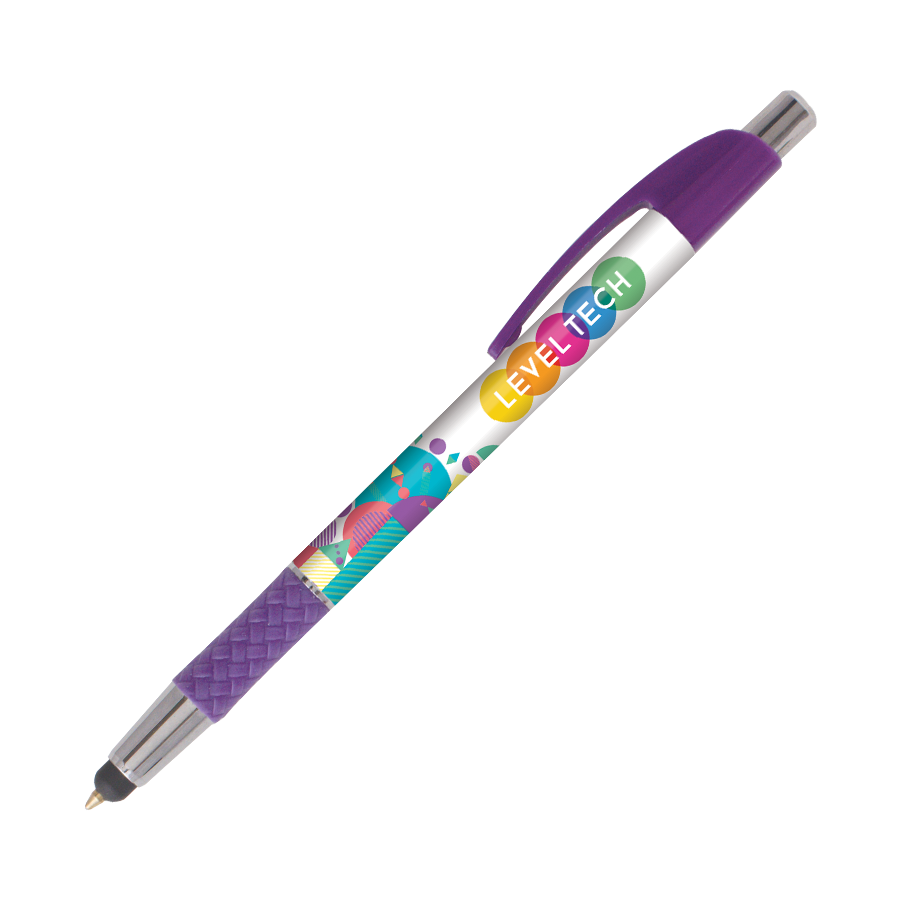 DIA Kugelschreiber Stylus mit Griffzone mit 4c-Druck all over