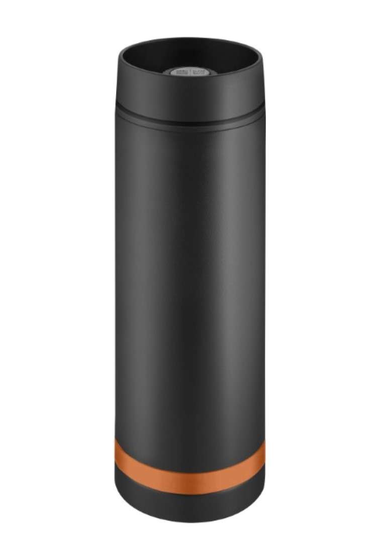 Metmaxx® Thermobecher schwarz / Ring schwarz