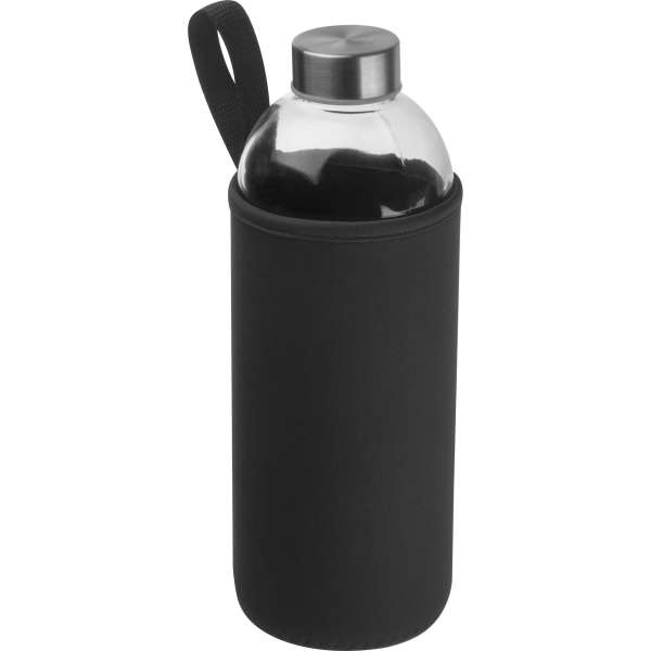 Trinkflasche aus Glas mit Neoprenüberzug, 1.000ml JESSICA