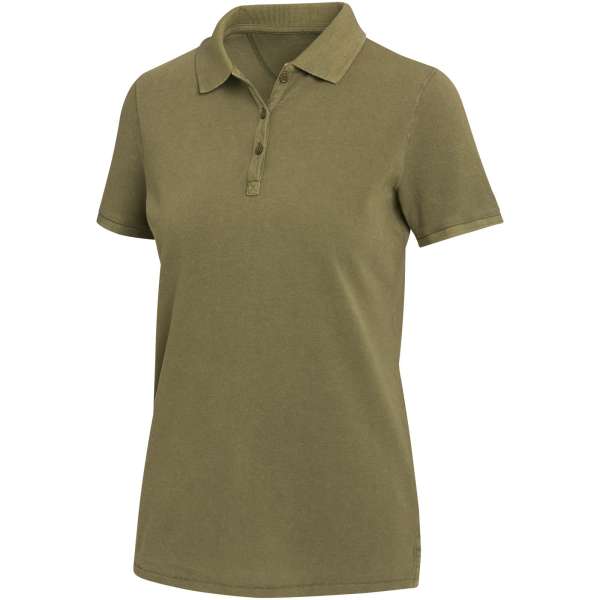 Calgary Poloshirt für Damen im Washed Look, 200 g / m2
