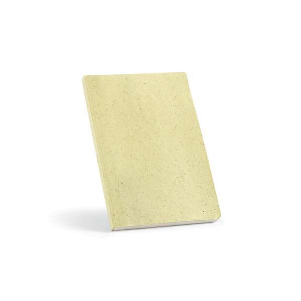 Lewis A5 Notizbuch. Einband aus Maisstroh. 196 Seiten 80gsm recy. Papier