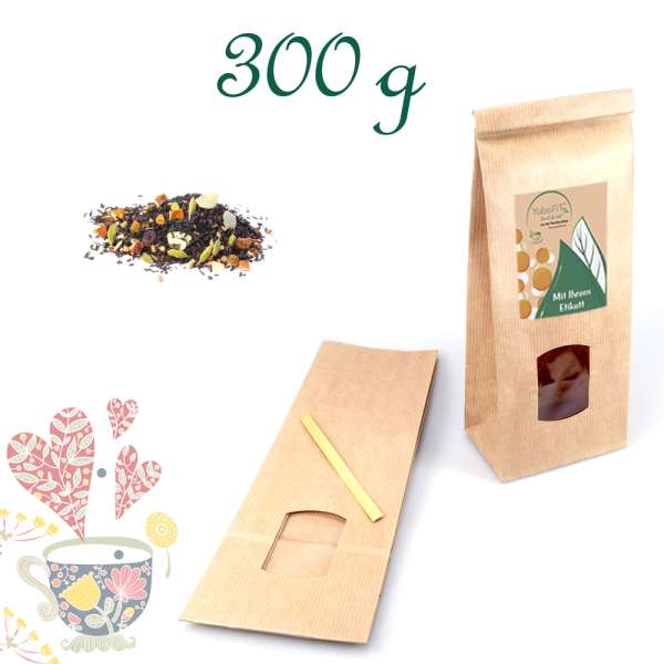 YuboFiT® Schwarzer Tee CHRISMAS FLOW