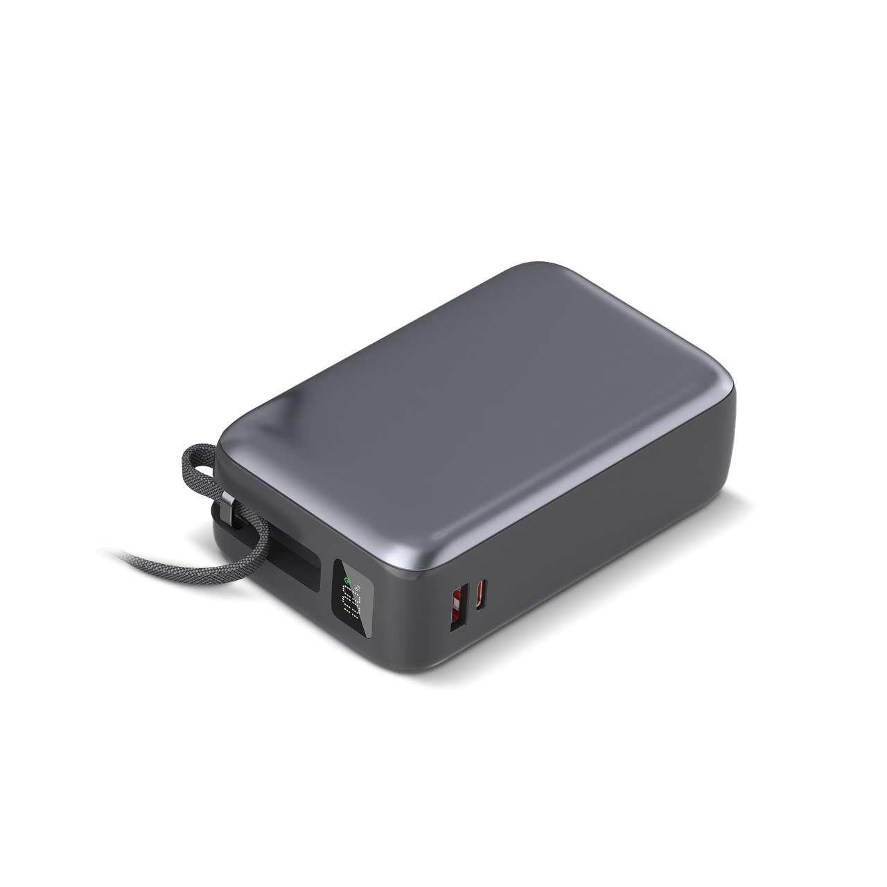 Nova Laptop 65W Powerbank mit integriertem USB-C-Kabel 30000 mAh