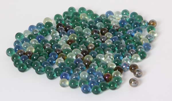 Murmeln klar bunt 11mm ca. 400g