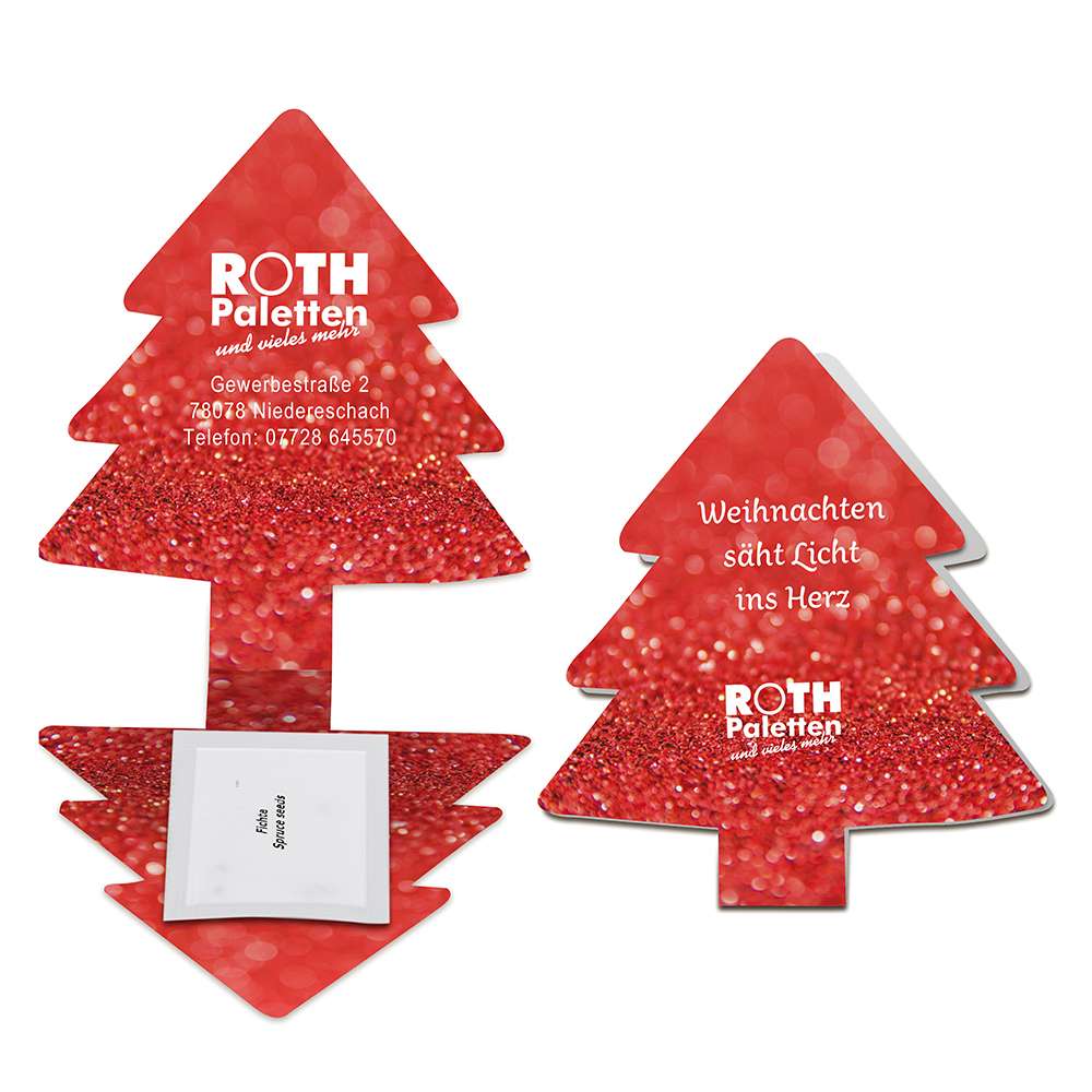 Klappkärtchen Tannenbaum