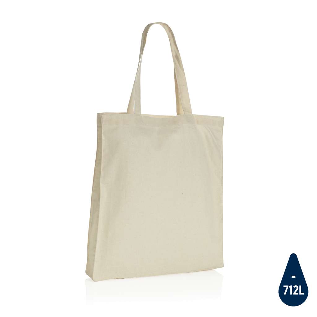 Impact AWARE™ recycelte Baumwolltasche 145gr mit Boden