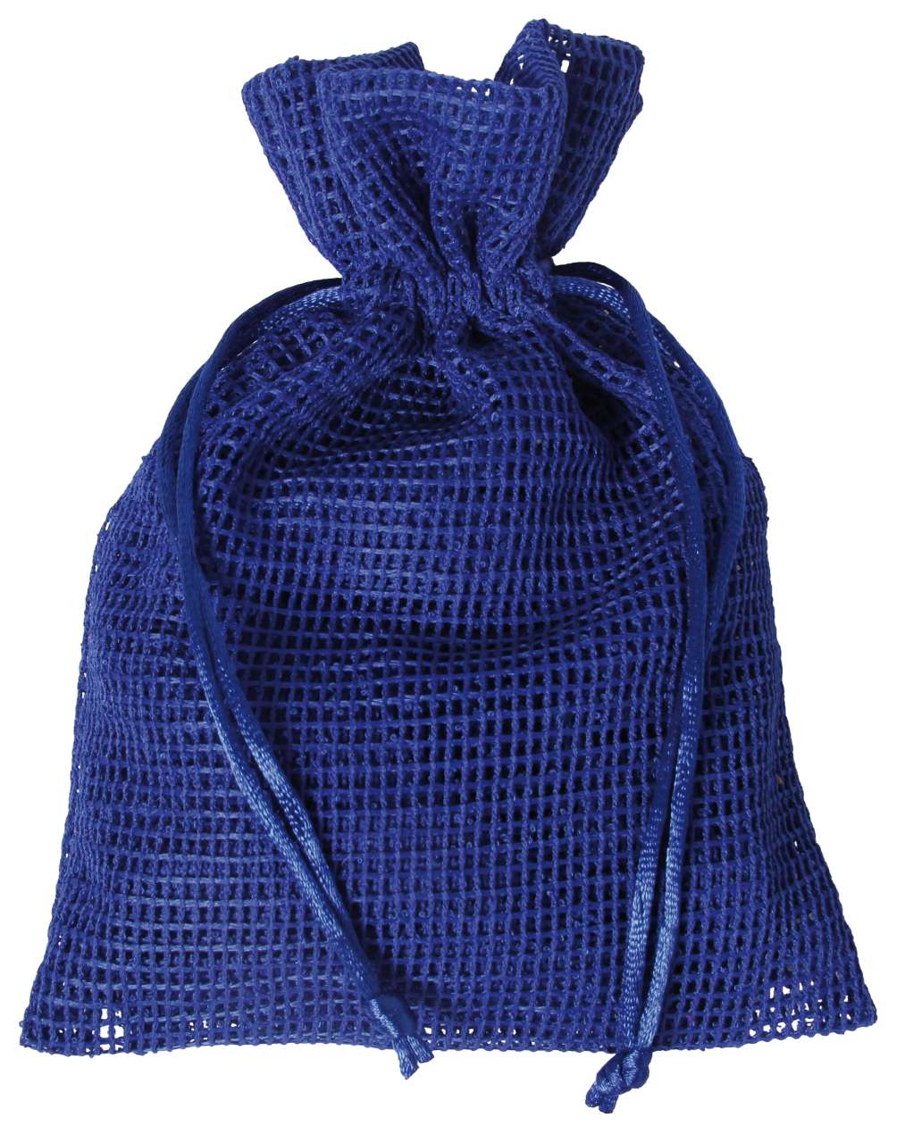 Netz-Säckchen 13 x 18cm blau
