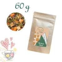 Standbodenbeutel Medium, Kraftpapier, aluminium, Inhalt 60 g