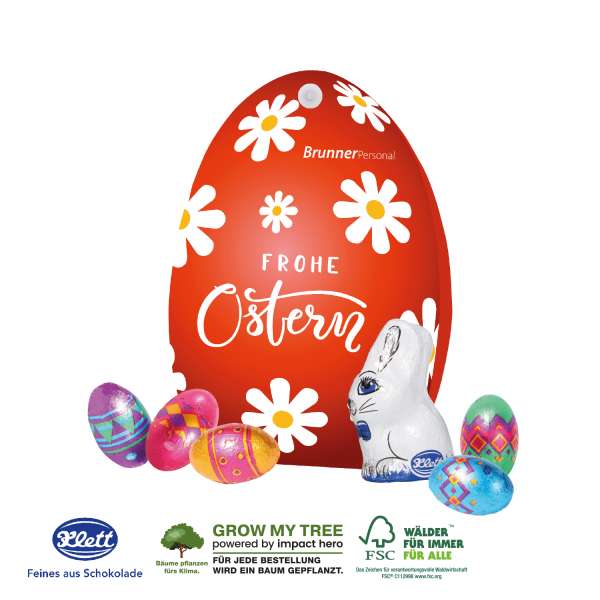 WERBE-OSTEREI ODER HASE MIT SÜßER FÜLLUNG