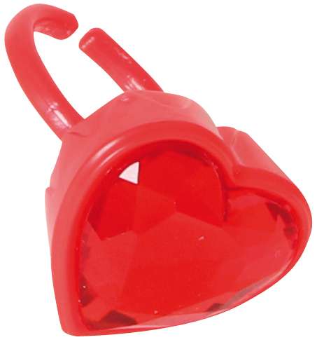 Stempel-Ring Herz, sortiert