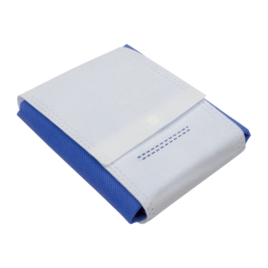 Faltbare Einkaufstasche mit Druckknopf 80 gr / m2