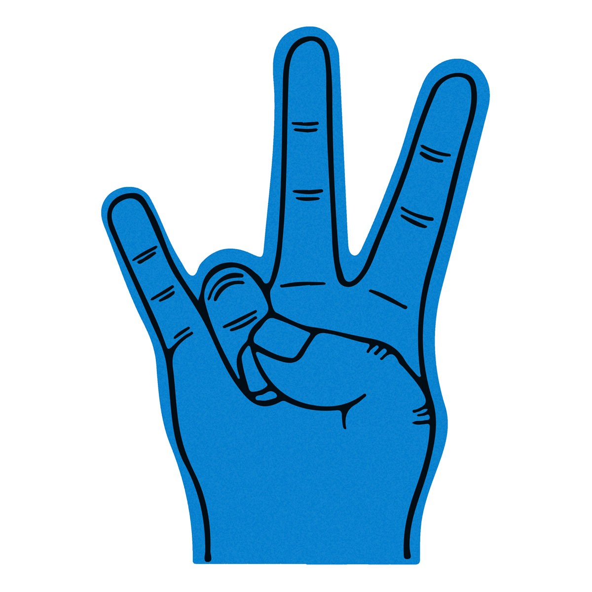 Winkehand aus Schaumstoff SHOCKER