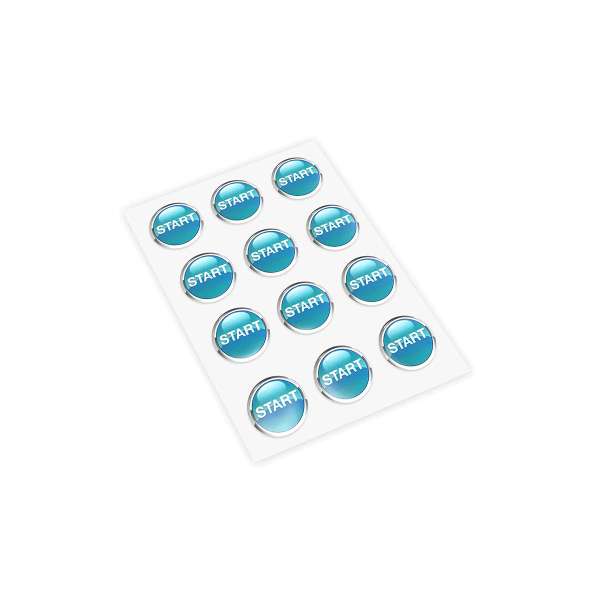 Doming Stickers on A5 sheet