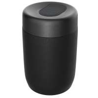 Pot schwarz, Deckel dunkelgrau