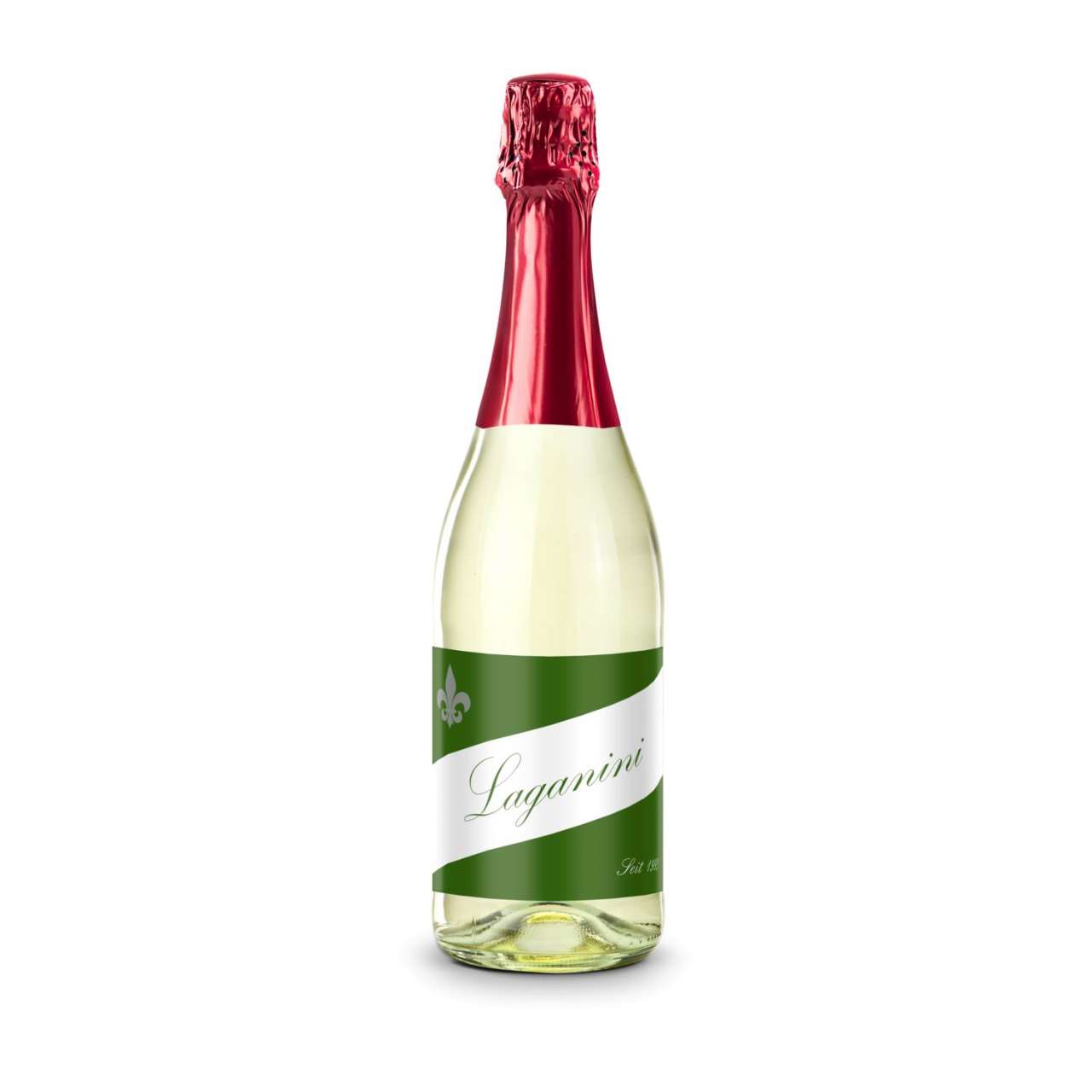 Sekt Cuvée - Flasche klar - Kapselfarbe, 0,75 l