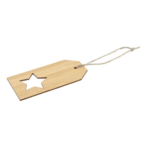 Geschenkanhänger, Stern BamTag