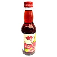 Erdbeer-Nektar 200 ml Glasflasche mit bedrucktem Label - pfandfrei