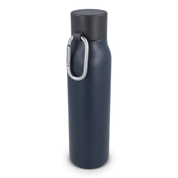 Karabiner mattierte Isolierflasche 600 ml