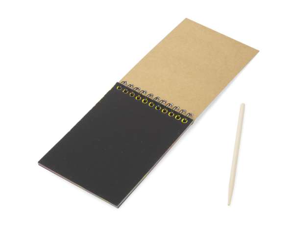 Notizbuch mit Rubbelblättern GRAFI