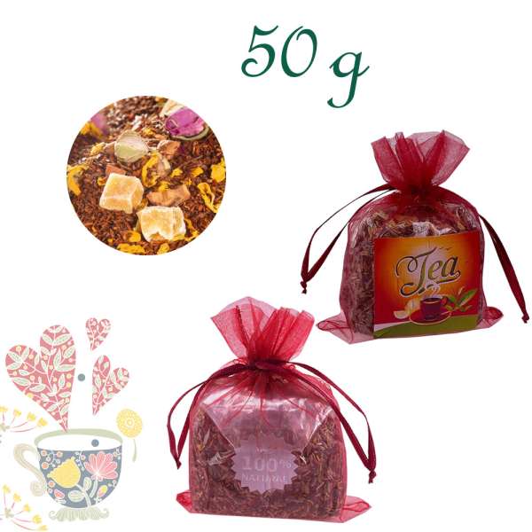 YuboFiT® Rotbuschtee GRANATAPFEL-HIMBEERE