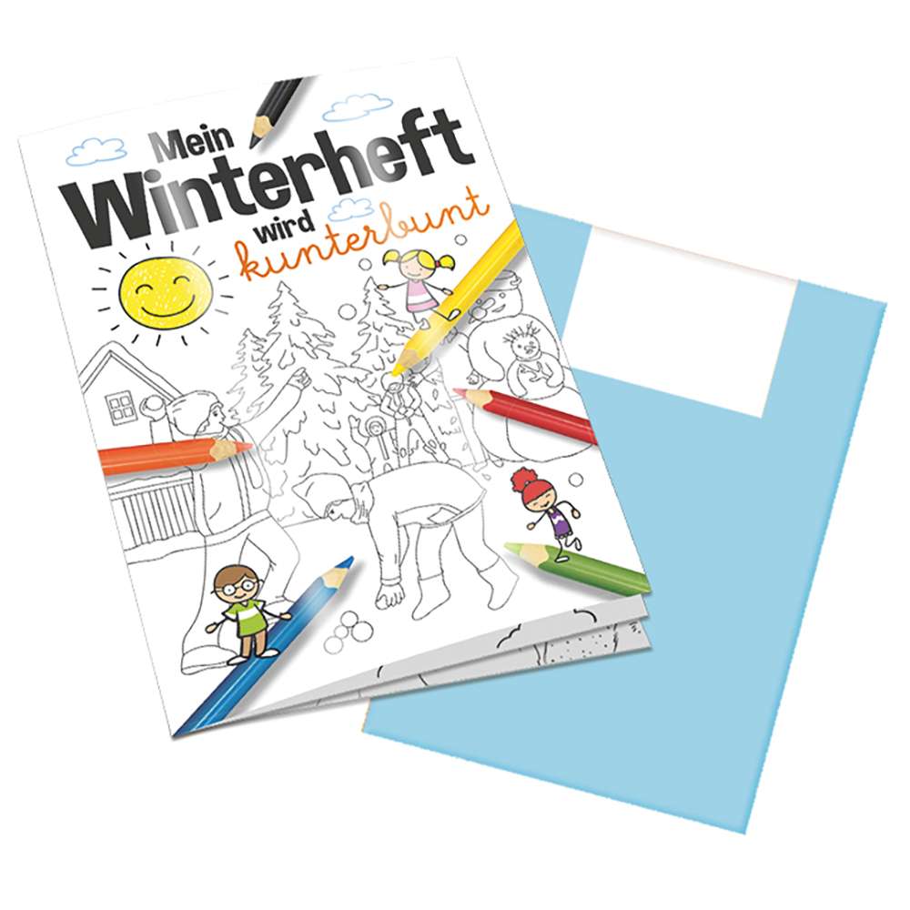 Malbuch / Mal-Set A6 - Winter