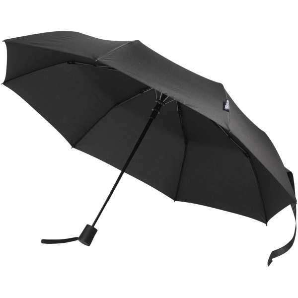 Agnes 21" faltbarer RPET-Regenschirm mit automatischer Öffnung