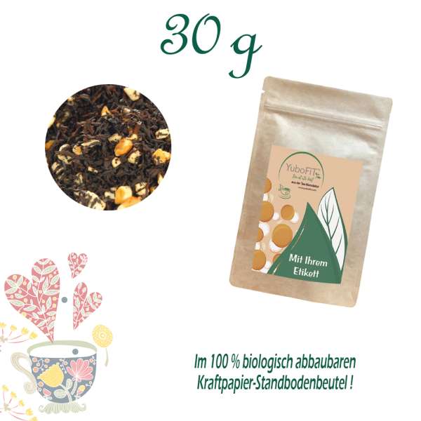 YuboFiT® Schwarzer Tee DON'T STOP THAT NOUGAT