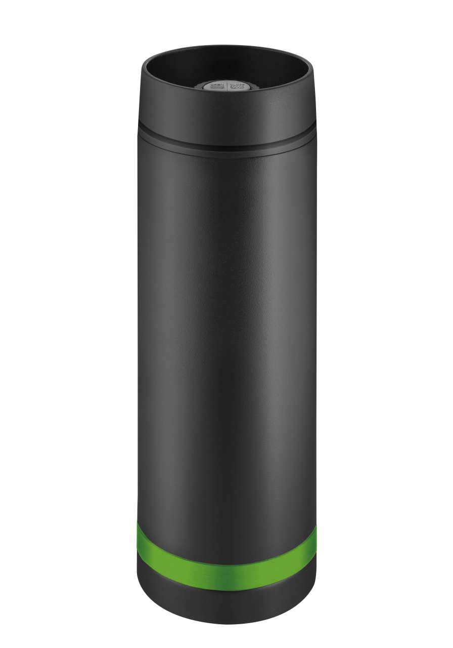 Metmaxx® Thermobecher schwarz / Ring schwarz