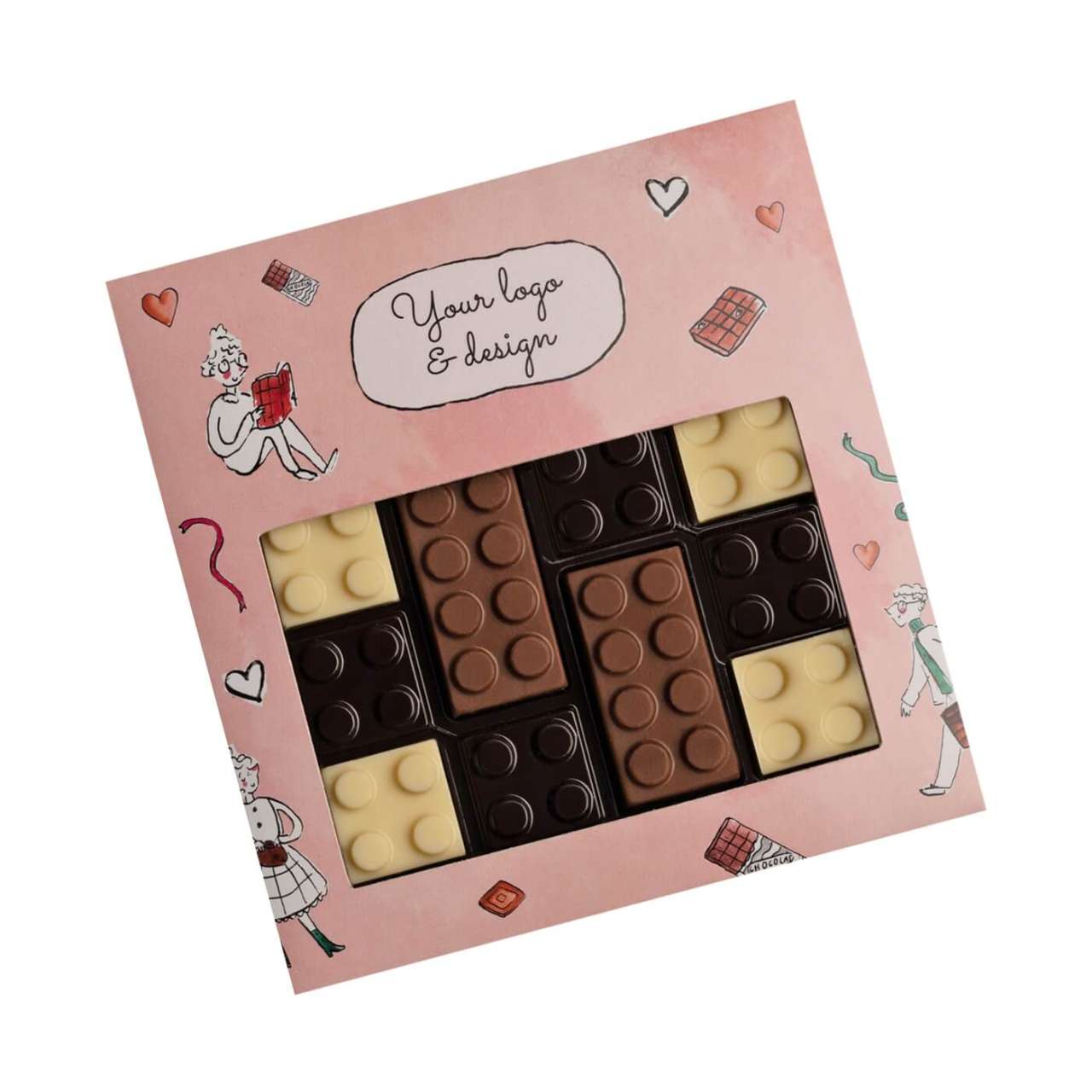 CHOCOLATE BRICK BOX PRALINEN