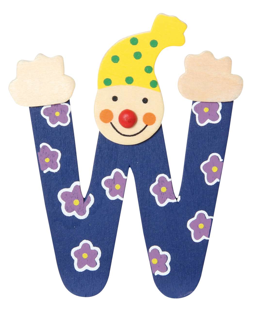 Buchstabe Clown W