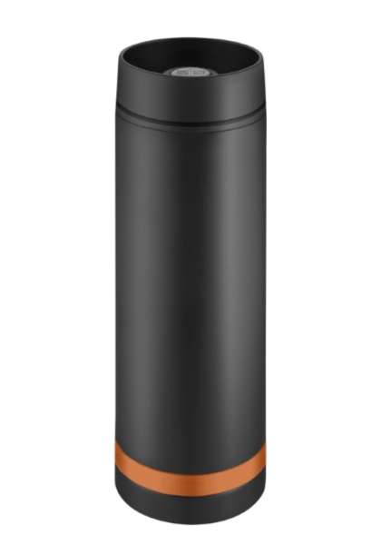 Metmaxx® Thermobecher schwarz / Ring schwarz