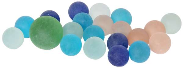 Murmeln gefrostet bunt gemischt (21 Stück)